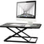 ProperAV LITE Stand Up Desk Converter with Variable Height Settings - Black - maplin.co.uk