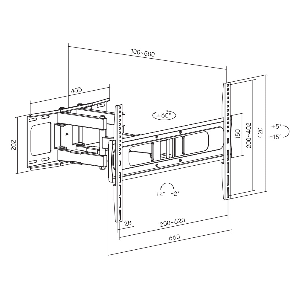ProperAV TV Wall Bracket (37
