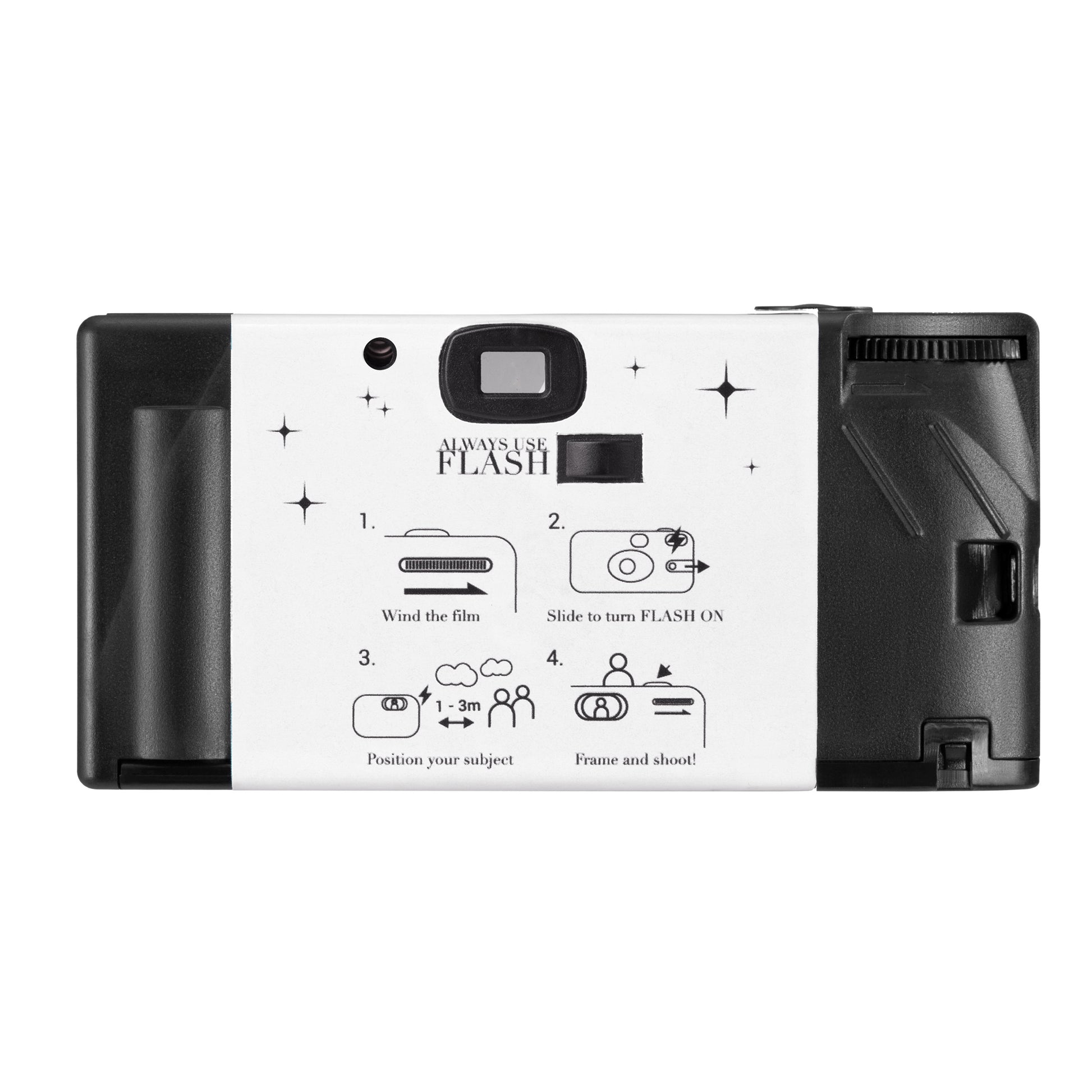 Praktica 35mm Single Use Disposable Film Camera with Flash - Wedding White