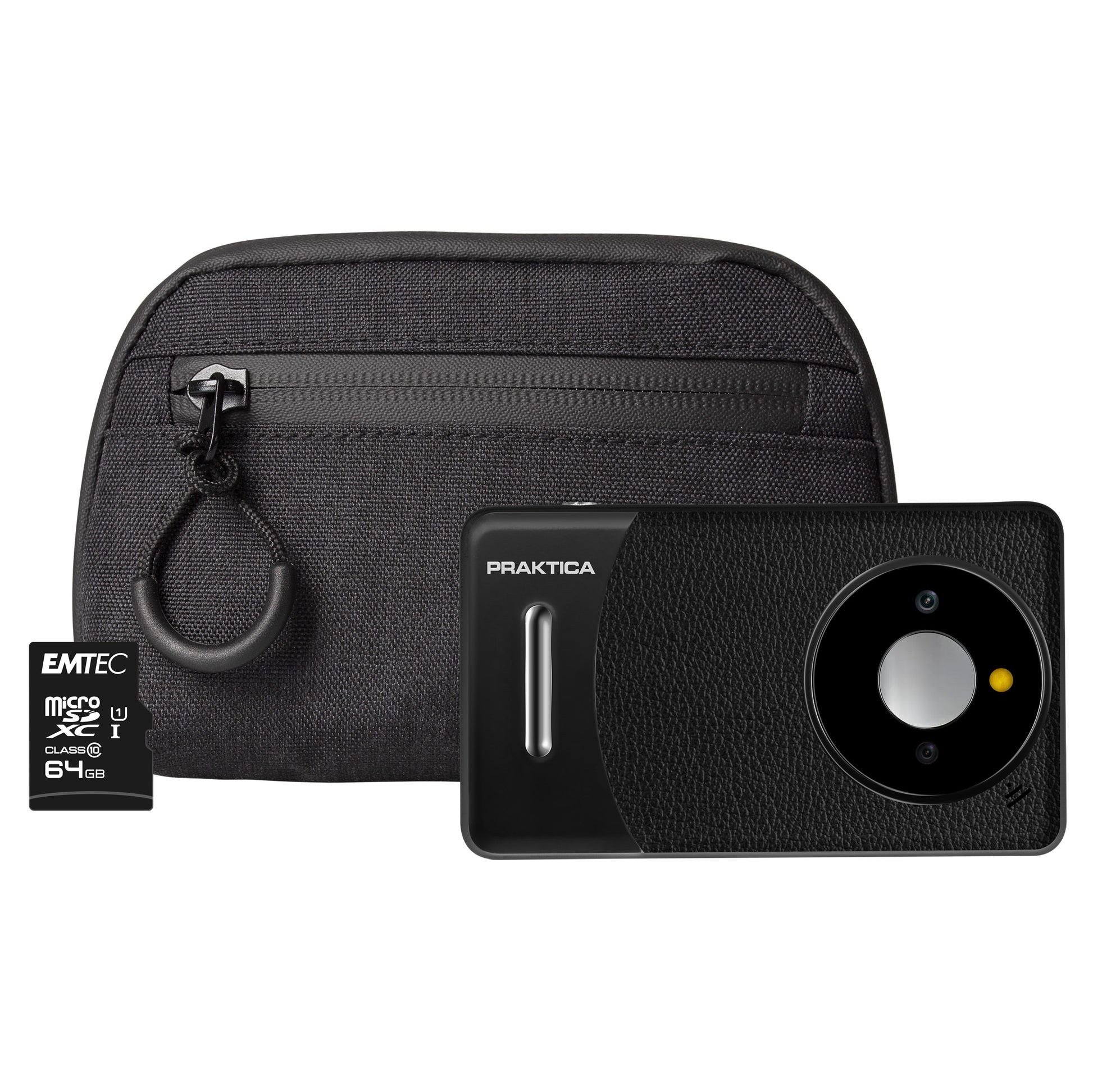 Praktica DZ13 Compact Digital Camera Camera + 64GB MicroSD Card + System Bag