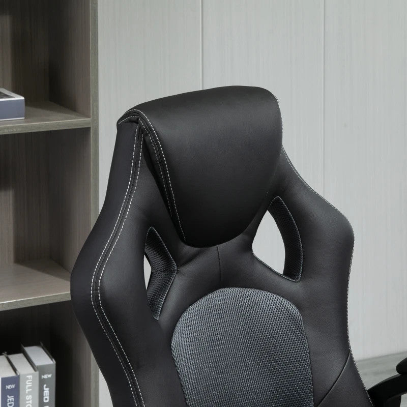 Maplin Plus Faux Leather High-Back Adjustable Gaming Chair - maplin.co.uk