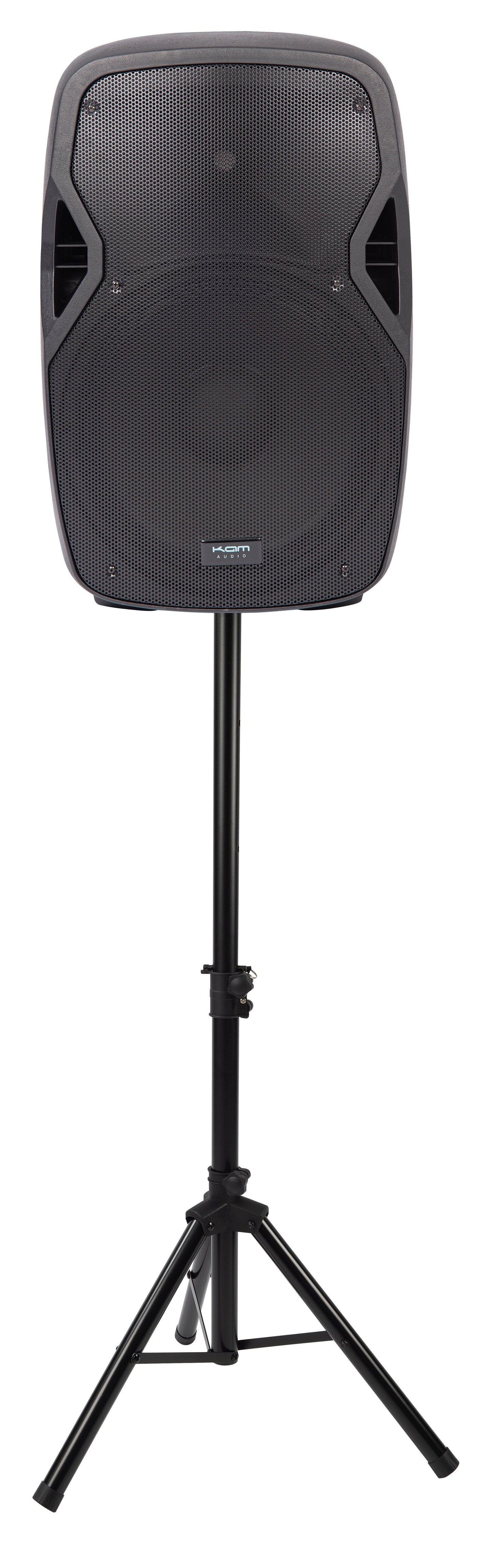 Kam 15" 300W Bluetooth Active Speaker with Speaker Stand