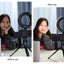 Ulanzi VL64 LED Vlog Selfie Ring Light with Ultra Lightweight 30cm Tripod - maplin.co.uk