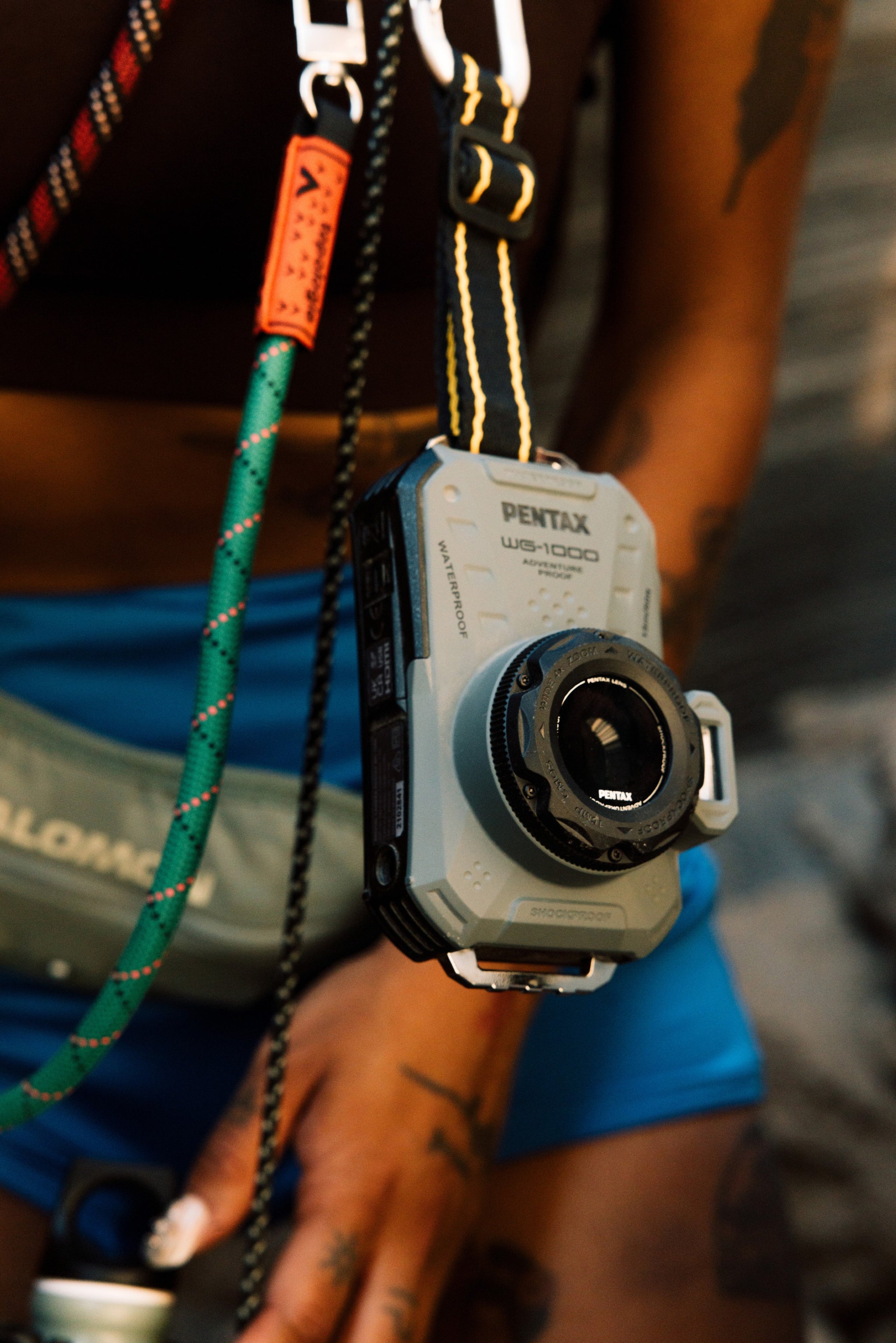 Pentax WG-1000 16MP 4x Zoom Tough Compact Camera - Olive