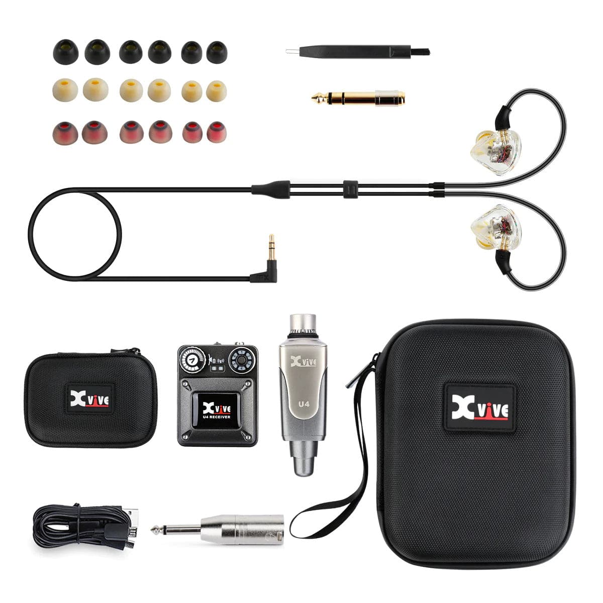 Xvive U4 2.4GHz Wireless In-Ear Monitor System - maplin.co.uk