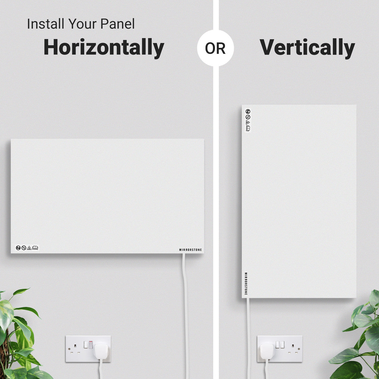 Mirrorstone 700W Prime Infrared Heating Panel