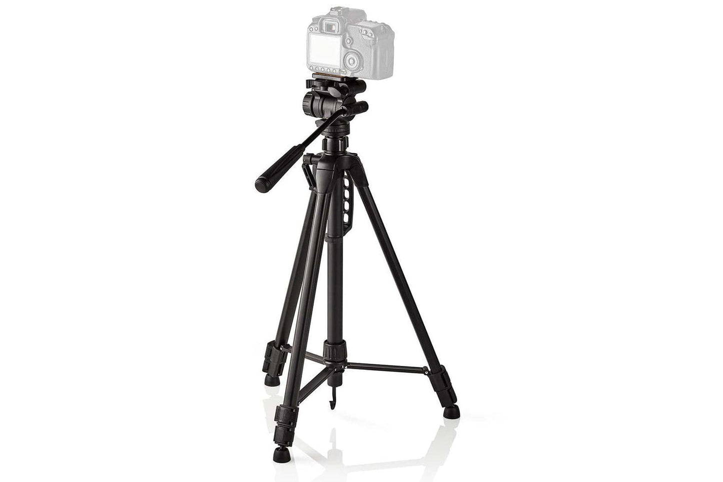 Nedis 3 Section 1.65m Tripod with 3-way Friction Pan & Tilt Head - maplin.co.uk