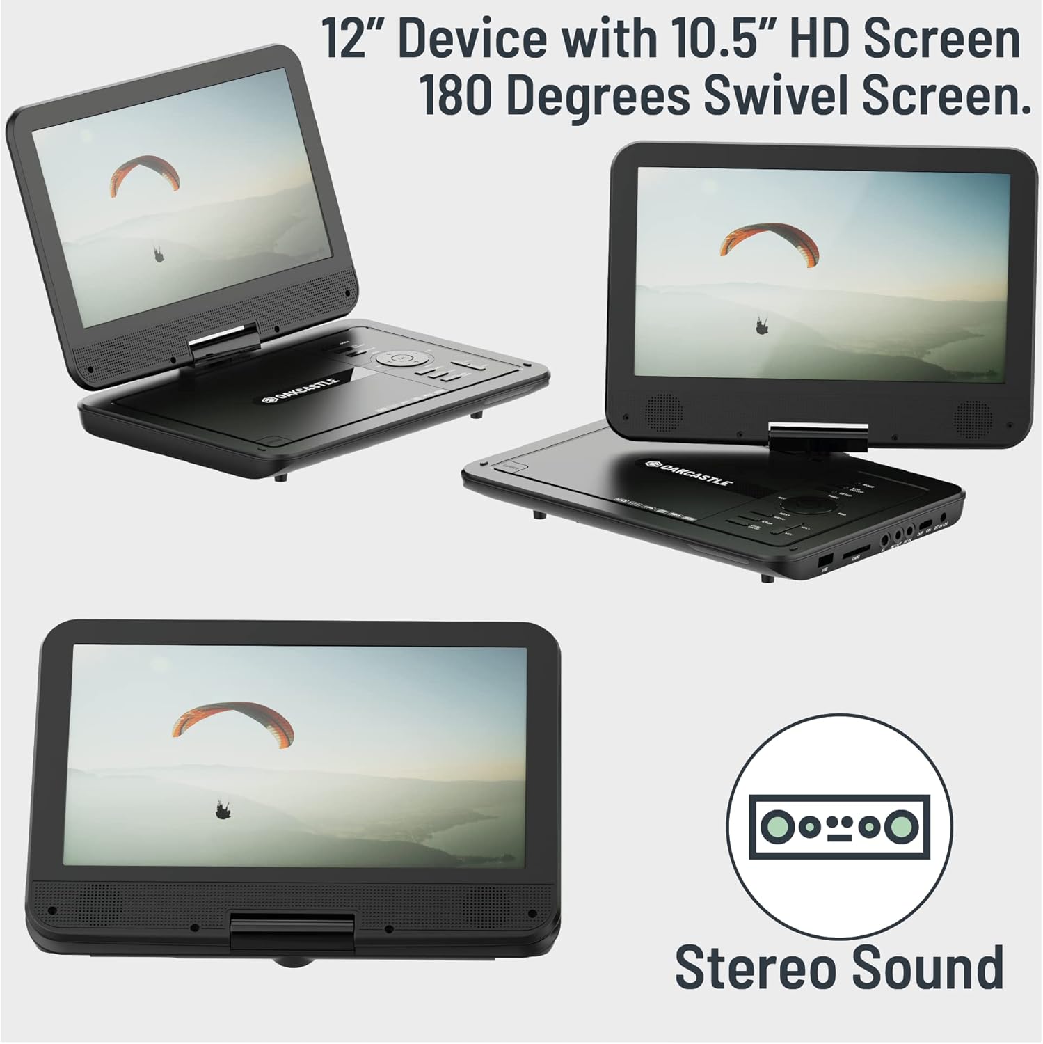 Oakcastle DVD120 Portable DVD Player