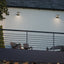 4lite Antheia Solar Sleek IP54 LED Outdoor Wall Light with Built in PIR Motion Sensor