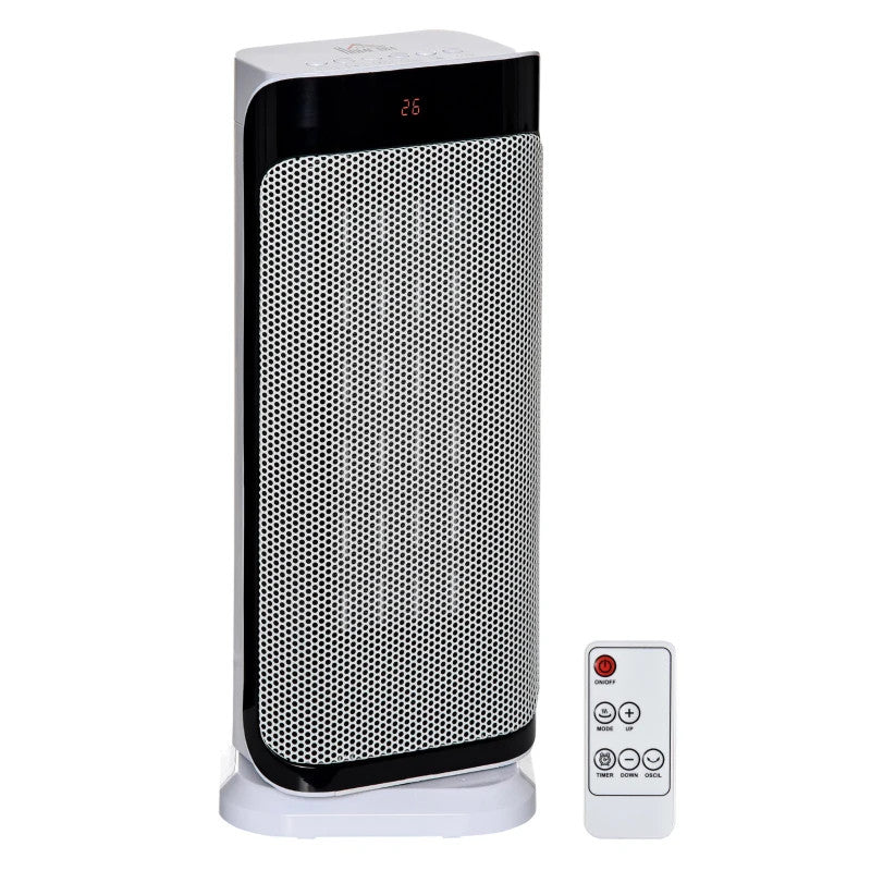 Maplin Plus Portable Oscillating Ceramic Space Heater with Over Heating & Tip-Over Protection - maplin.co.uk