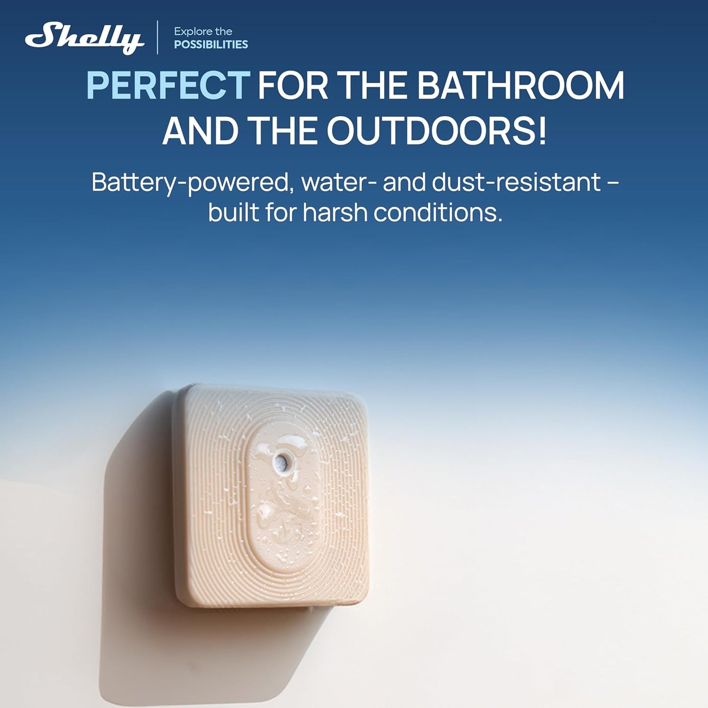 Shelly BLU H&T ZB Bluetooth & Zigbee Temperature & Humidity Sensor