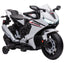 Maplin Plus Honda 6V Licensed Kids Motorcycle with Music & Training Wheels White