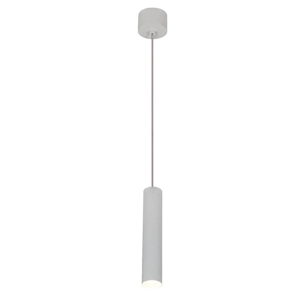 4lite Die-Cast Aluminium 3K Modern Slim 7W LED Pendant Light - White - maplin.co.uk