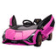 Maplin Plus Licensed Lamborghini 12V Kids Electric Ride On Car with Remote Control Pink