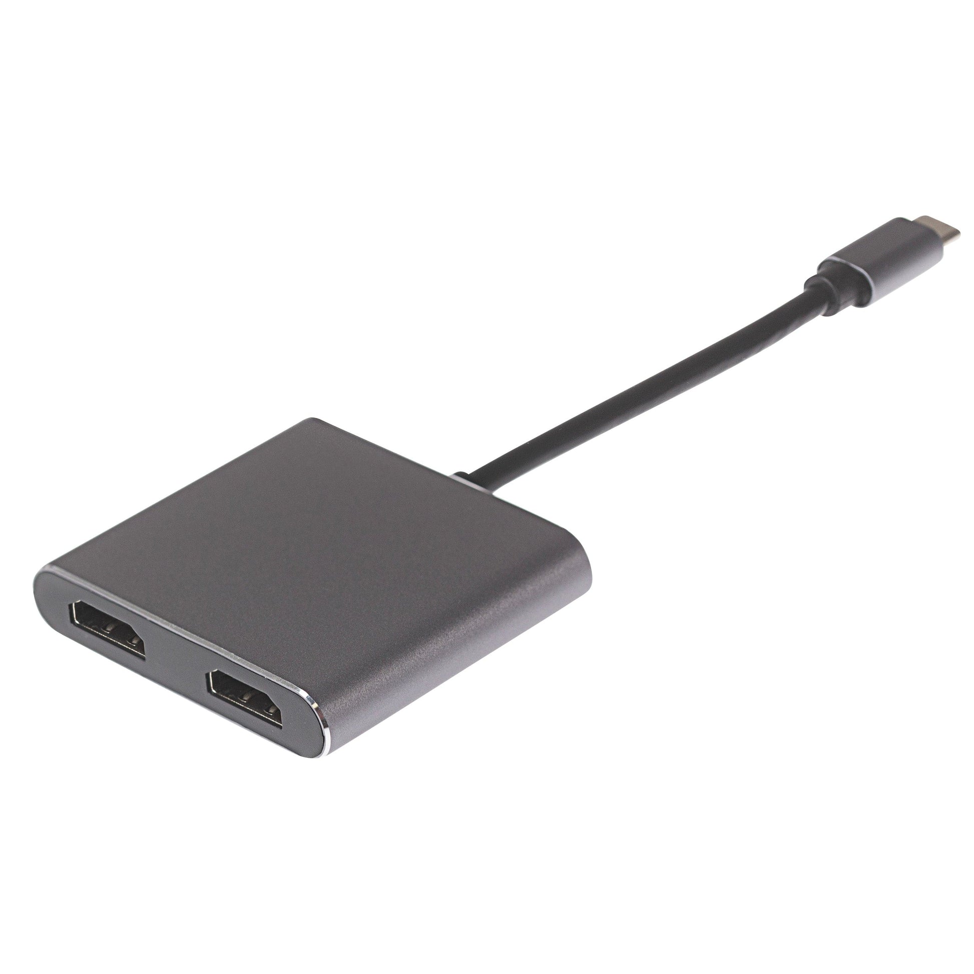 Nikkai USB-C Mutiport Hub to 2x HDMI (4K Ultra HD @60Hz) / USB-C PD / USB-A 3.0 - maplin.co.uk