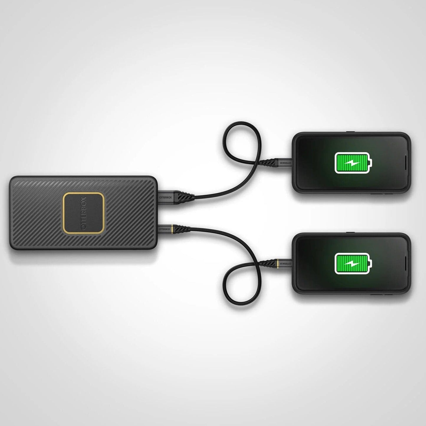 OtterBox 15,000mAh USB-A / USB-C PD 18W / 10W Qi Wireless Power Bank - Black - maplin.co.uk