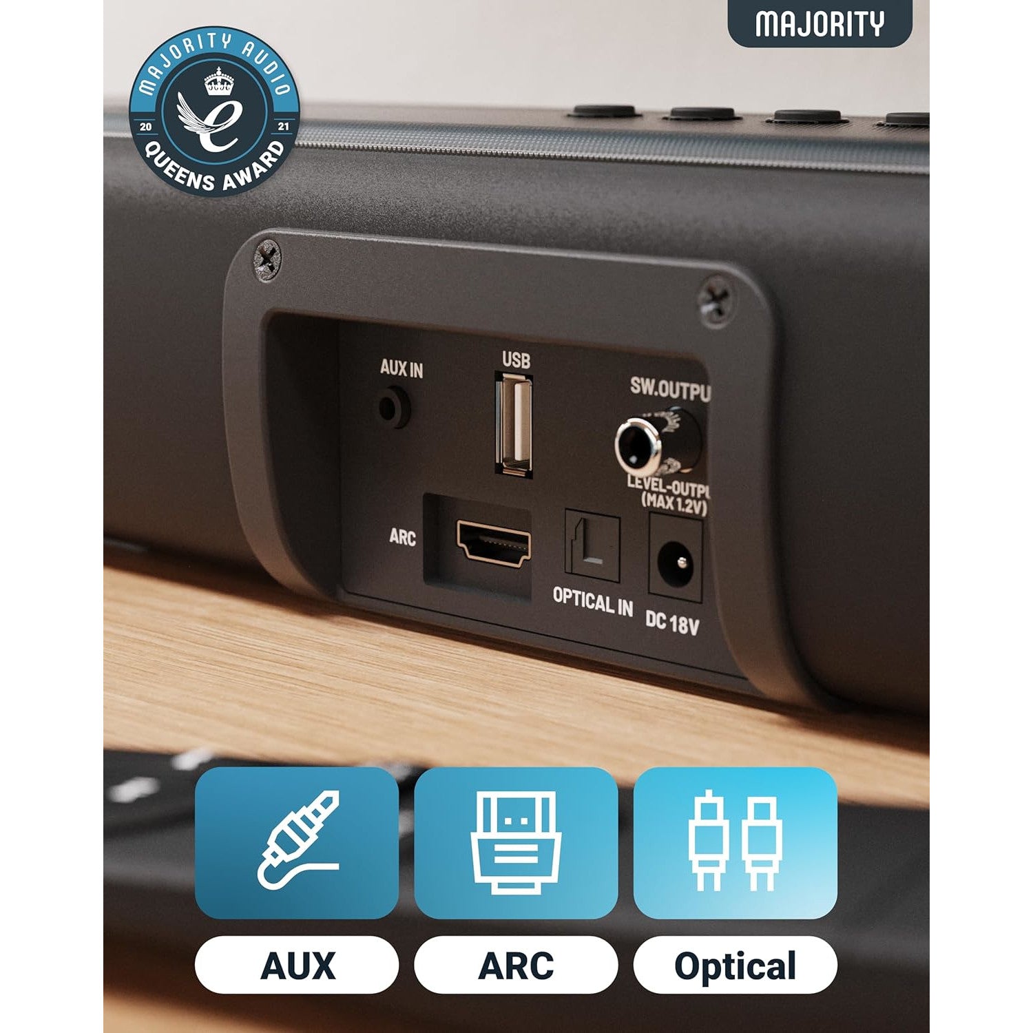 Majority Naga 40 Bluetooth Soundbar