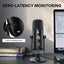 Maono USB-C Desktop Condenser Cardioid Omnidirectional Microphone with Headphone Jack - maplin.co.uk