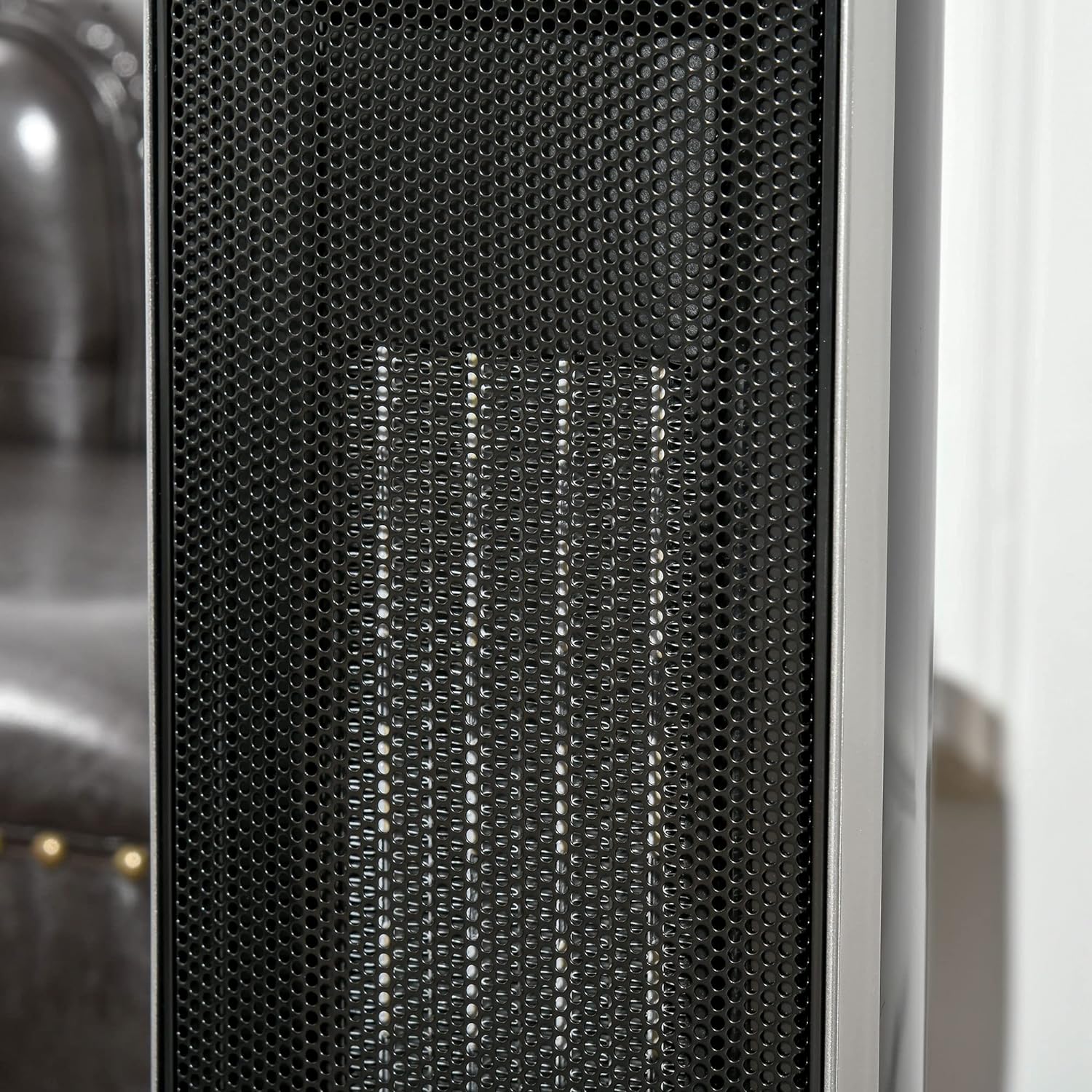 Maplin 2kW Portable Indoor Oscillating Ceramic Tower Space Heater with Adjustable Modes - Black - maplin.co.uk