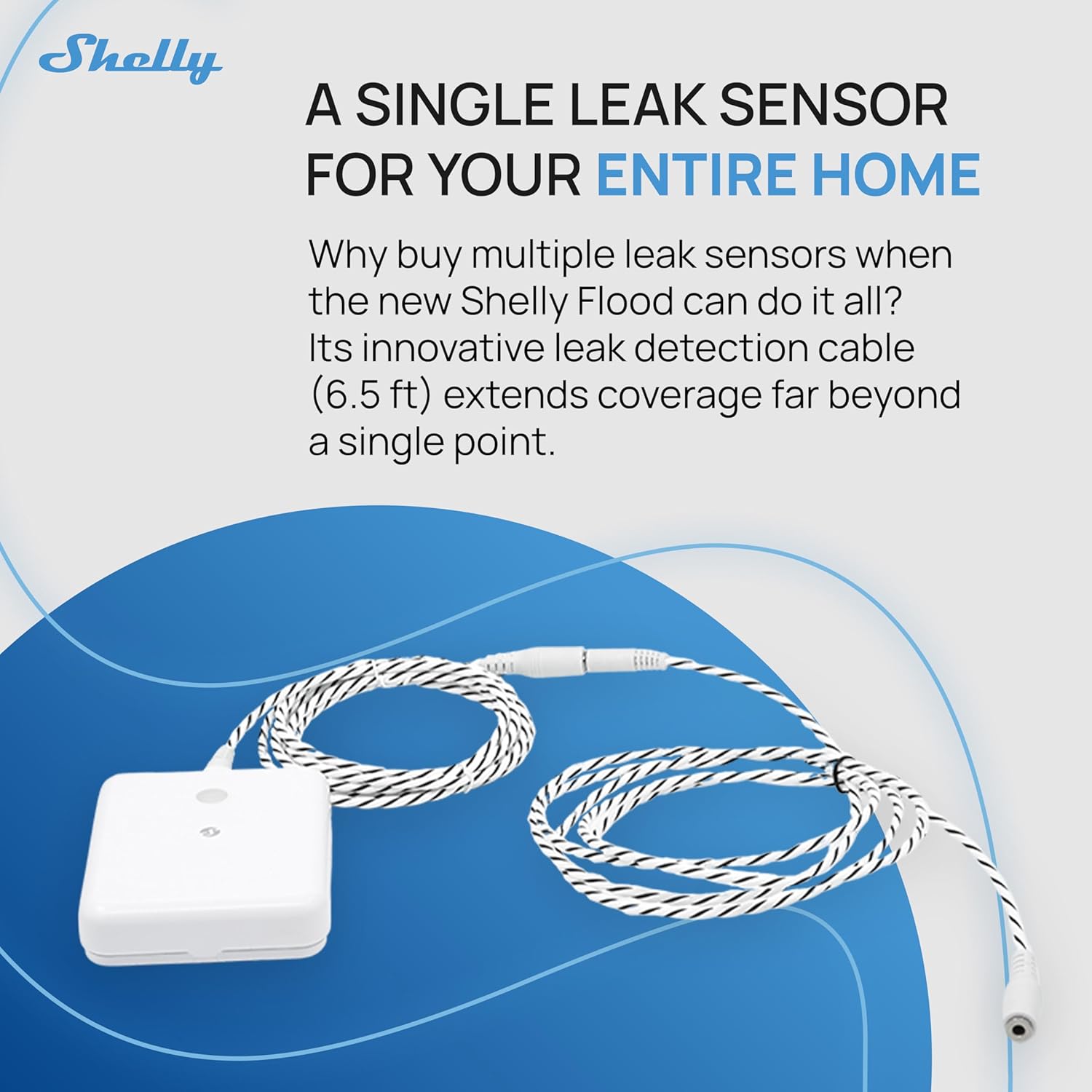 Shelly Flood Gen4 WiFi/Zigbee Flood & Rain Sensor