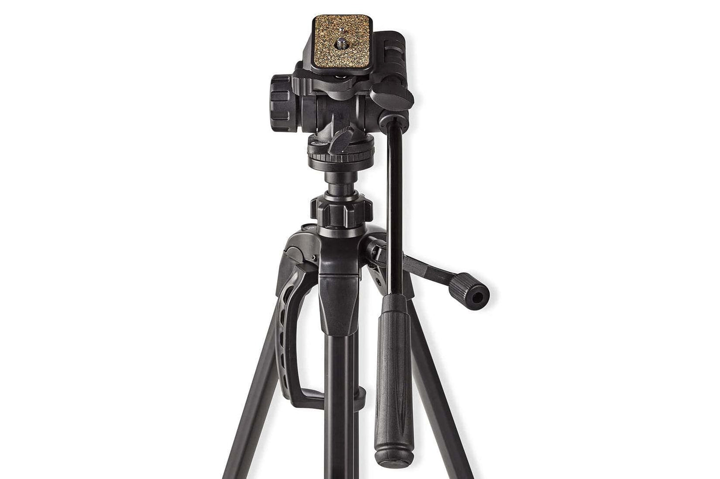 Nedis 3 Section 1.65m Tripod with 3-way Friction Pan & Tilt Head - maplin.co.uk