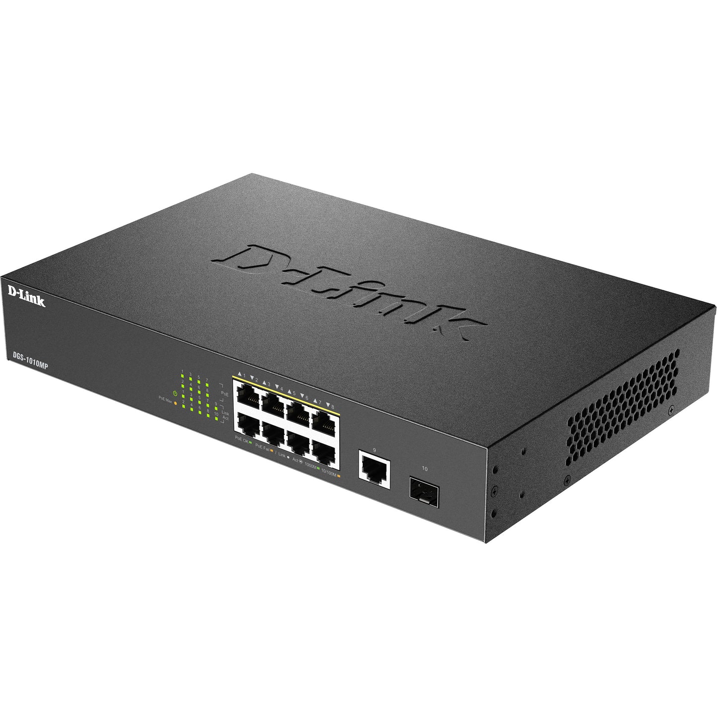 D-Link 10-Port Desktop Gigabit PoE+ Switch
