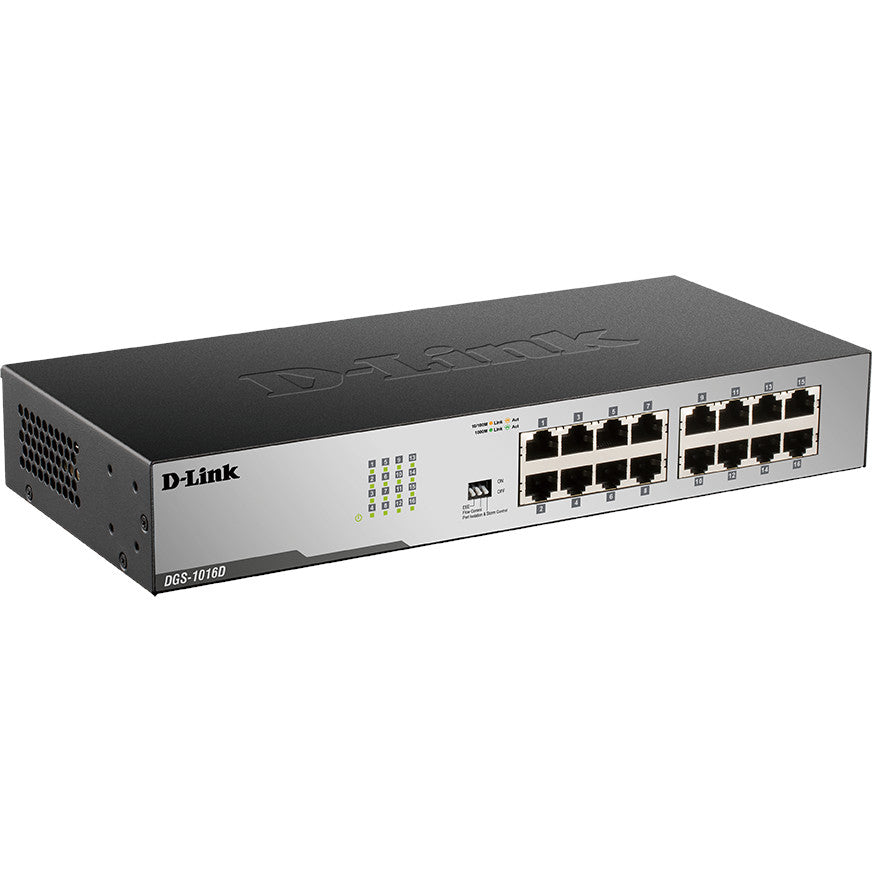 D-Link 16-Port Gigabit Unmanaged Desktop Switch