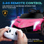 HOMCOM Licensed Lamborghini Veneno 12V Electric Ride On Car with Portable Battery, Remote, Music & Horn - maplin.co.uk