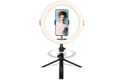 Agfaphoto 11" Bluetooth LED Desktop Ring Light for Smartphones