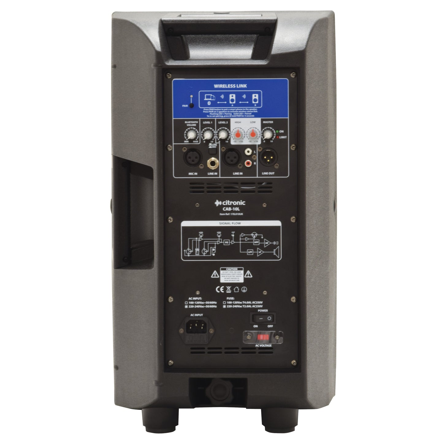 Citronic CAB Series Active Cabinet with BT Link