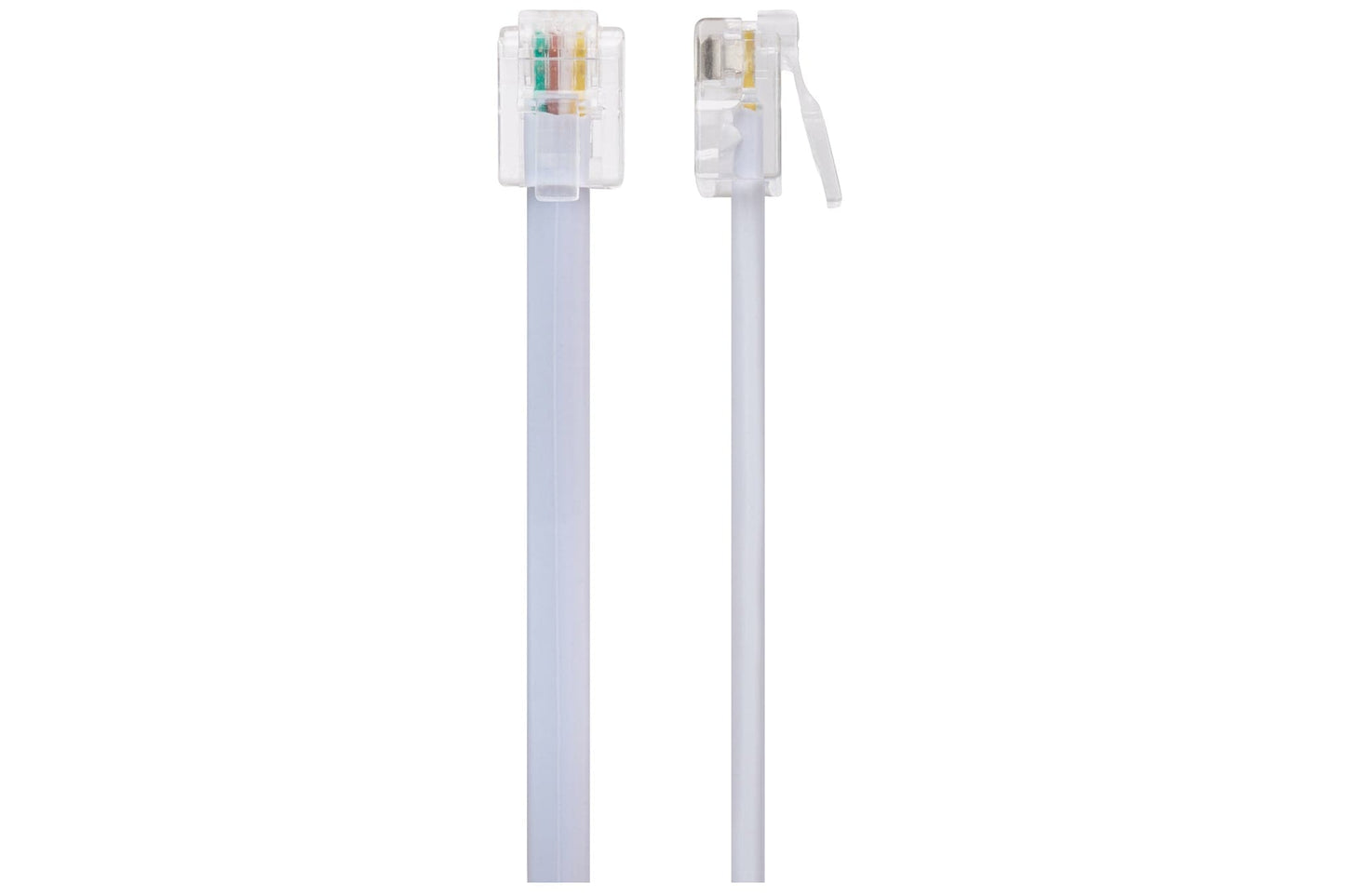 Maplin RJ11 to RJ11 6P4C Telephone Modem Lead - White, 5m - maplin.co.uk