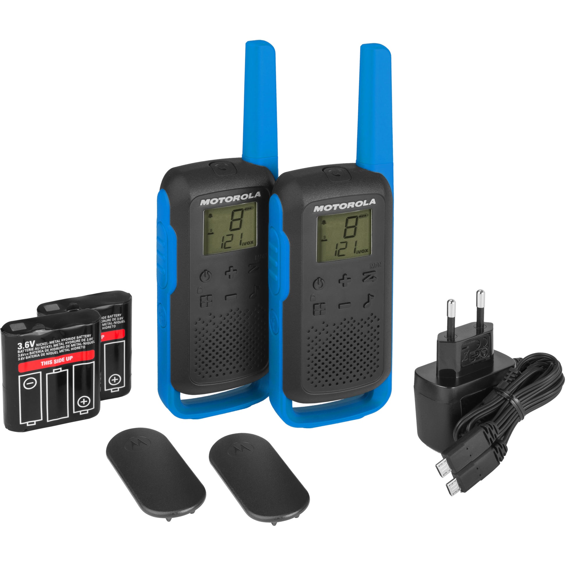 Motorola T62 Talkabout Walkie Talkie - Twin Pack