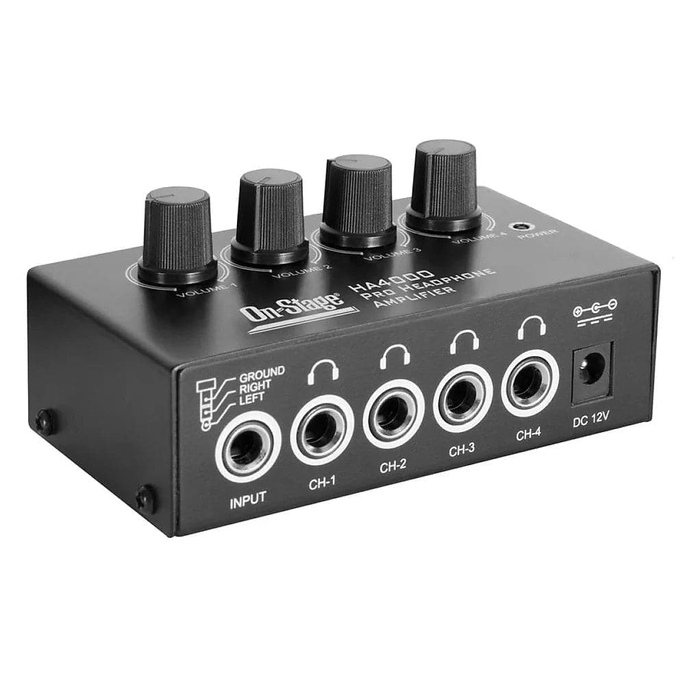 On-Stage Pro 4-Channel Headphone Amplifier - maplin.co.uk