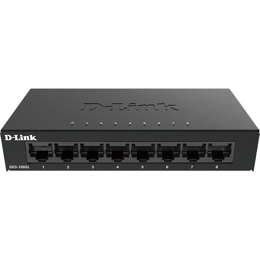 D-Link 8-Port Gigabit Ethernet Metal Housing Unmanaged Switch