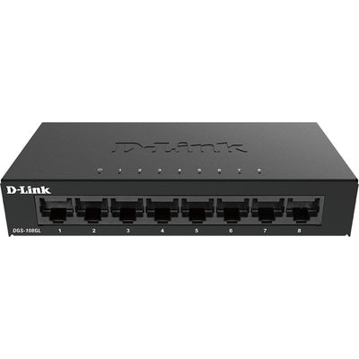 D-Link 8-Port Gigabit Ethernet Metal Housing Unmanaged Switch