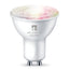 4lite WiZ Connected Smart Lighting Kit including 6x GU10 Bulbs, 1x Remote Control & 2x 3-Pin UK Plugs - maplin.co.uk