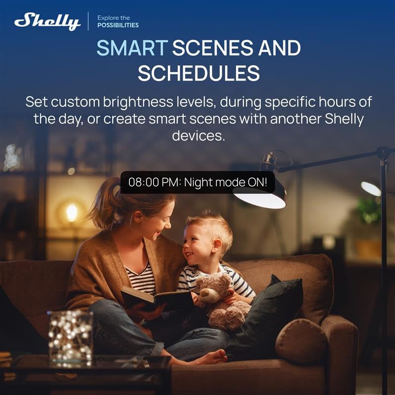 Shelly Dimmer Gen4 Smart Single-Channel Dimming Controller with Power Measurement