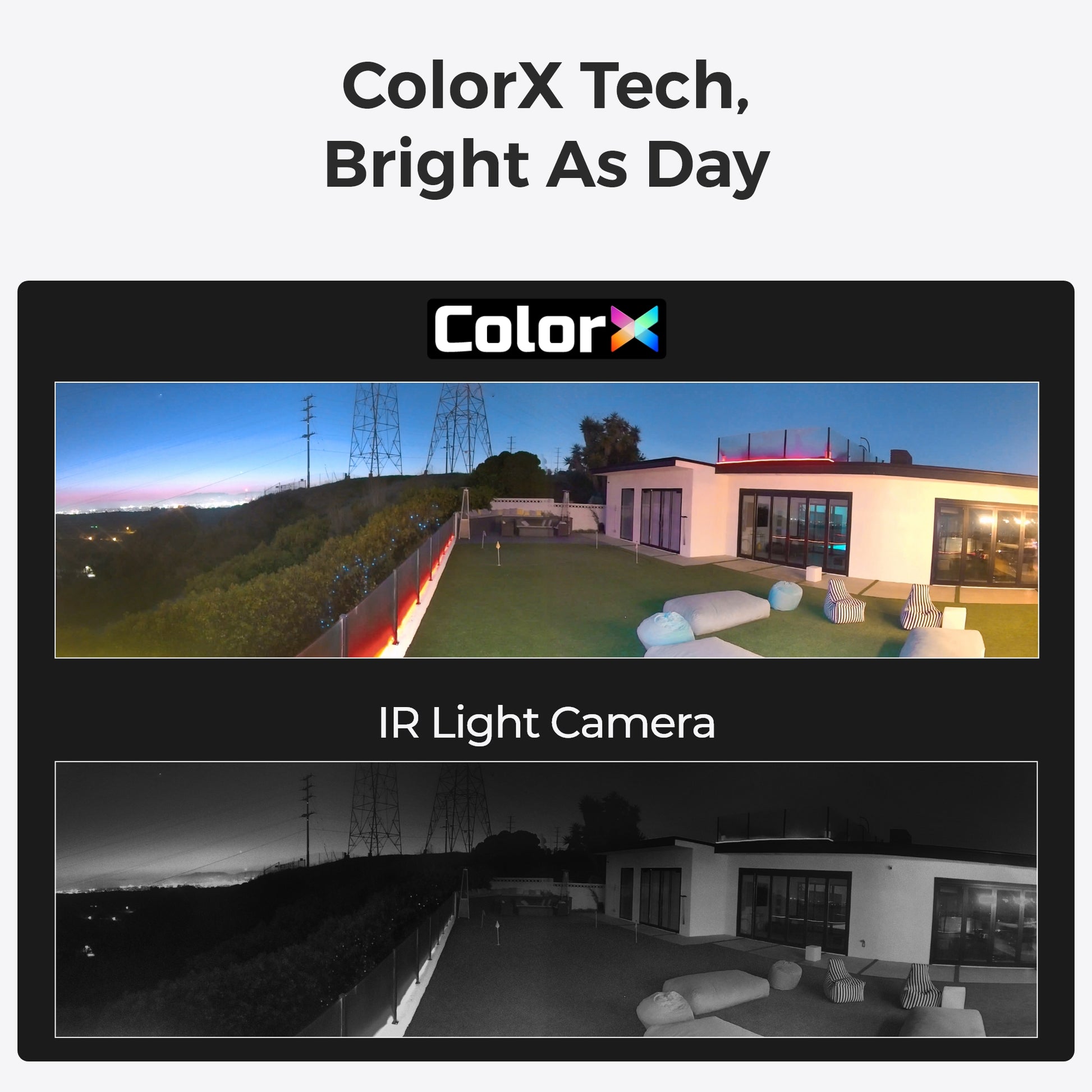 Reolink Argus 4K 8MP 180° Dual-Lens Wireless Security Camera with Solar Panel