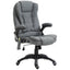 ProperAV Extra Ergonomic Reclining Adjustable Heated Massage Executive Office Chair - maplin.co.uk