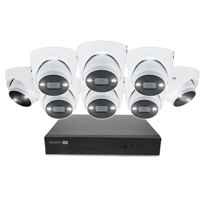 Swann AdvancedX 4K 2TB 16-Channel Wired PoE NVR CCTV with 8 Dome Camera Kit