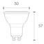 4lite Wiz Connect Dimmable Multicolour WiFi LED Smart Bulb - GU10