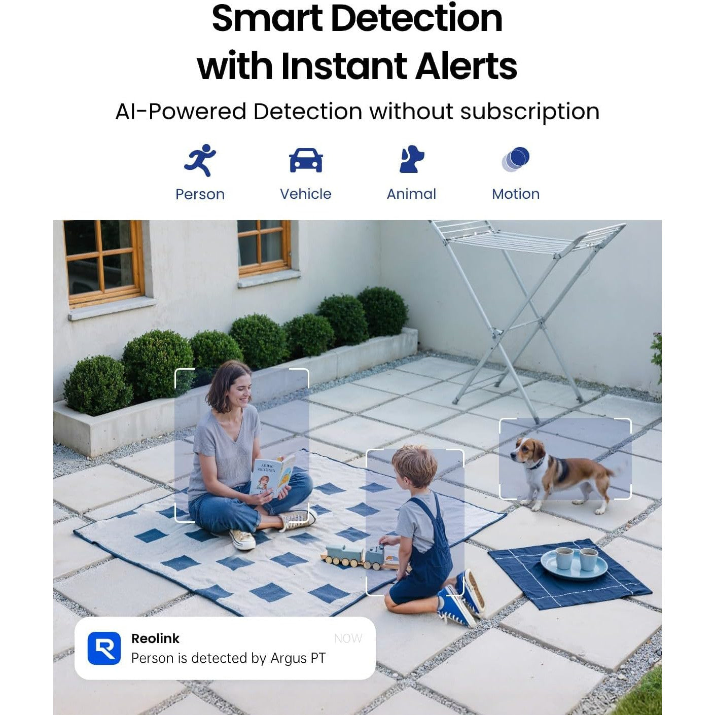 Reolink Argus PT Wireless Security Camera with Solar Panel