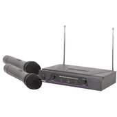 QTX VHF 173.8 + 174.8MHz Dual Wireless Handheld Microphone System