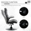 Maplin Plus Faux Leather Ergonomic Adjustable Gaming Chair with Pedestal Base - maplin.co.uk