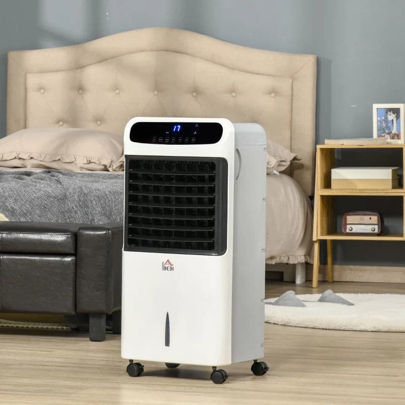 Maplin Plus Oscillating 32" 4-in-1 Mobile Air Conditioner Fan - White