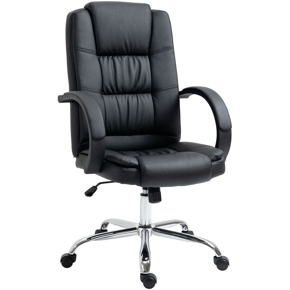 ProperAV Extra PU Leather Adjustable Swivel Executive Office Chair