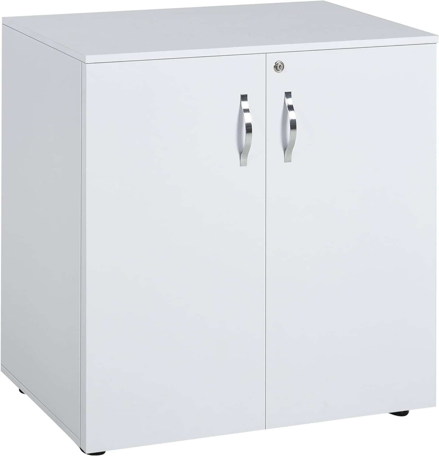 ProperAV Extra Lockable 2-Tier Storage Filing Cabinet - maplin.co.uk