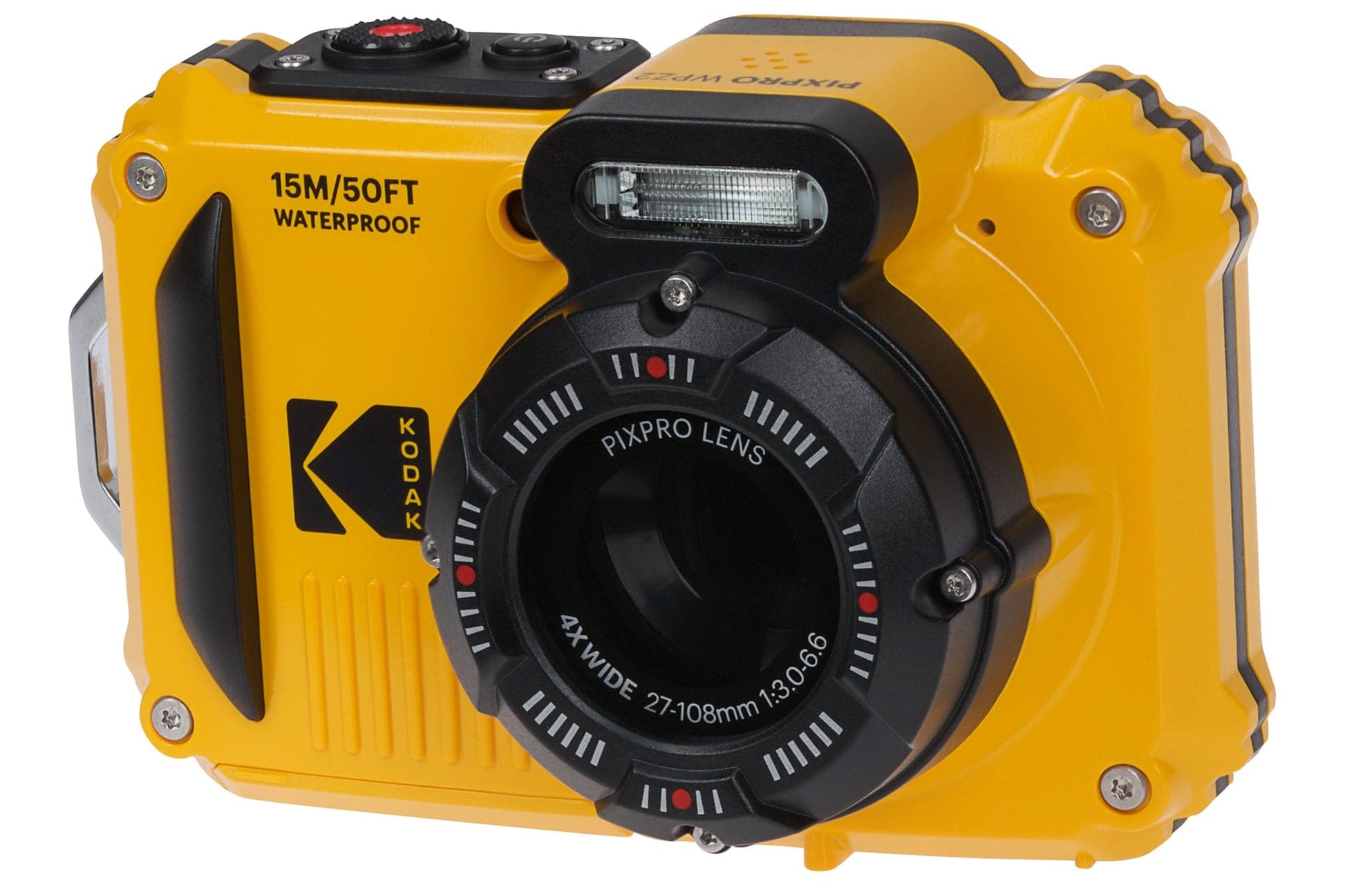 Kodak PIXPRO WPZ2 16MP 4x Zoom Tough Compact Camera - Yellow - maplin.co.uk