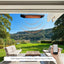 Mirrorstone 2.4kW Aurora Wi-Fi Remote Controllable Infrared Bar Heater