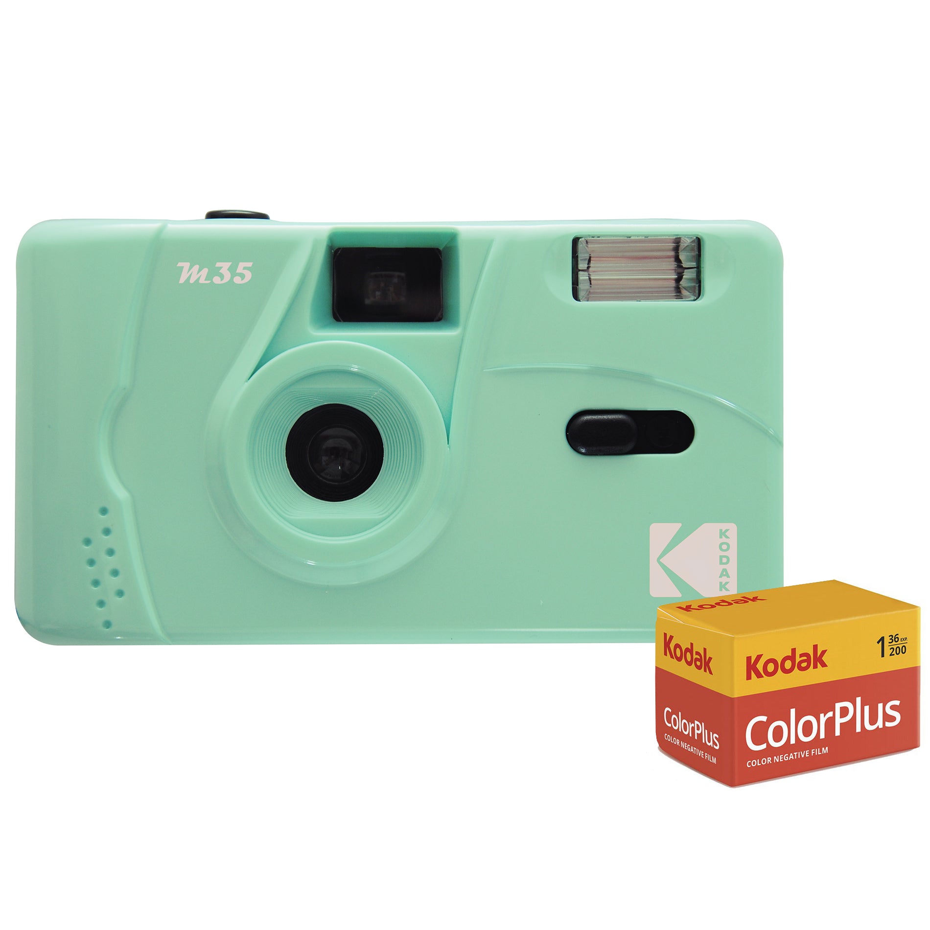 Kodak M35 Film Camera Mint Green Photo Video Maplin